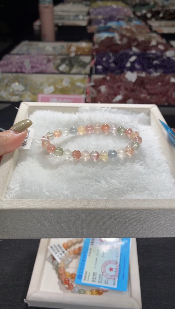 未镶嵌手链水晶316号 多样性发一DD  7+