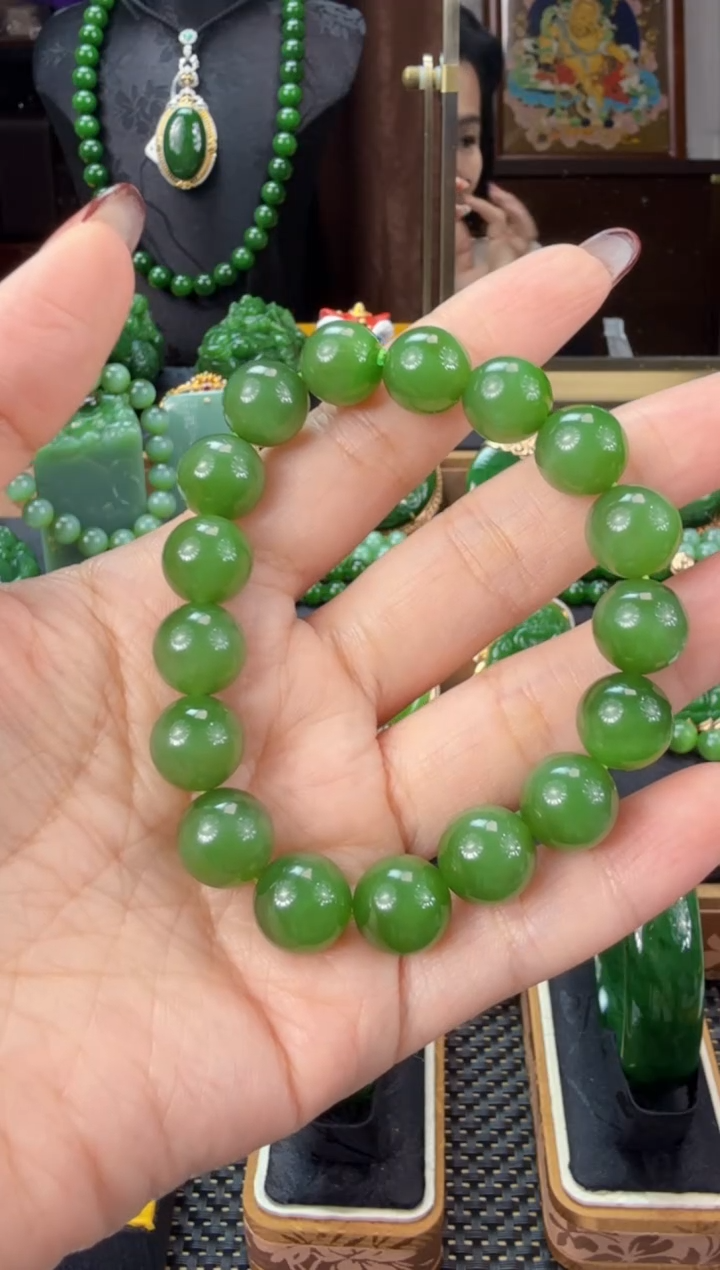 【闪购商品】和田玉（碧玉）手串未镶嵌  