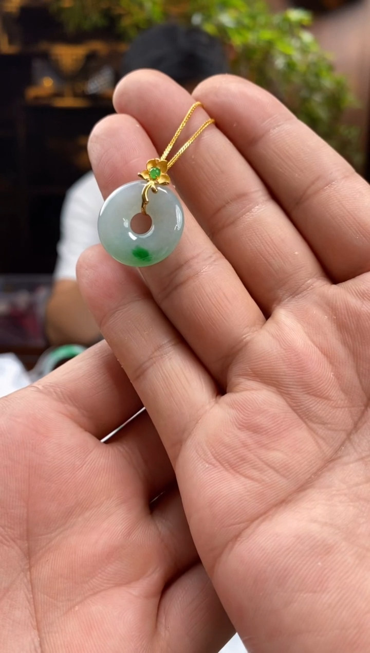 吊坠(不含链)未镶嵌翡翠dk807天然缅甸翡翠a货