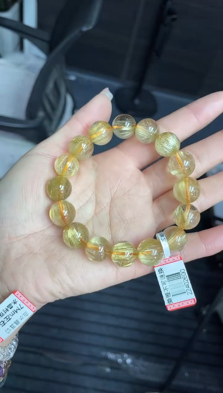 【闪购商品】水晶手链13±/573未镶嵌钛晶