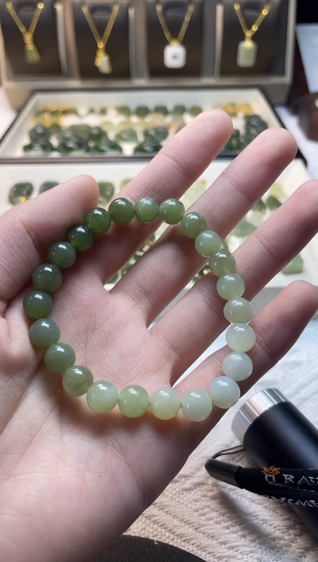 未镶嵌手串和田玉未镶嵌 手串 和田玉