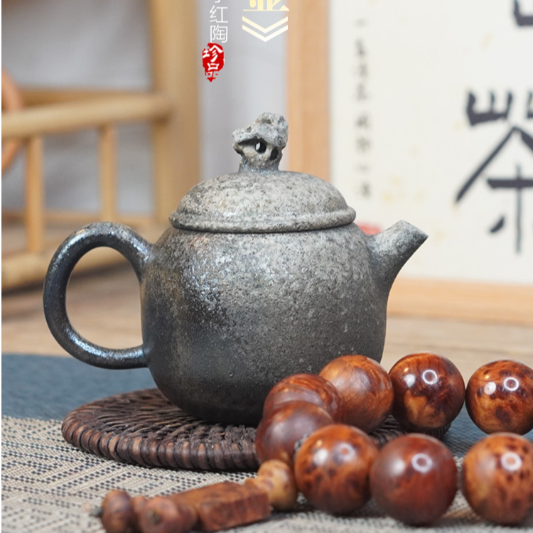 广西南宁红陶柴烧壶小憨壶100毫升