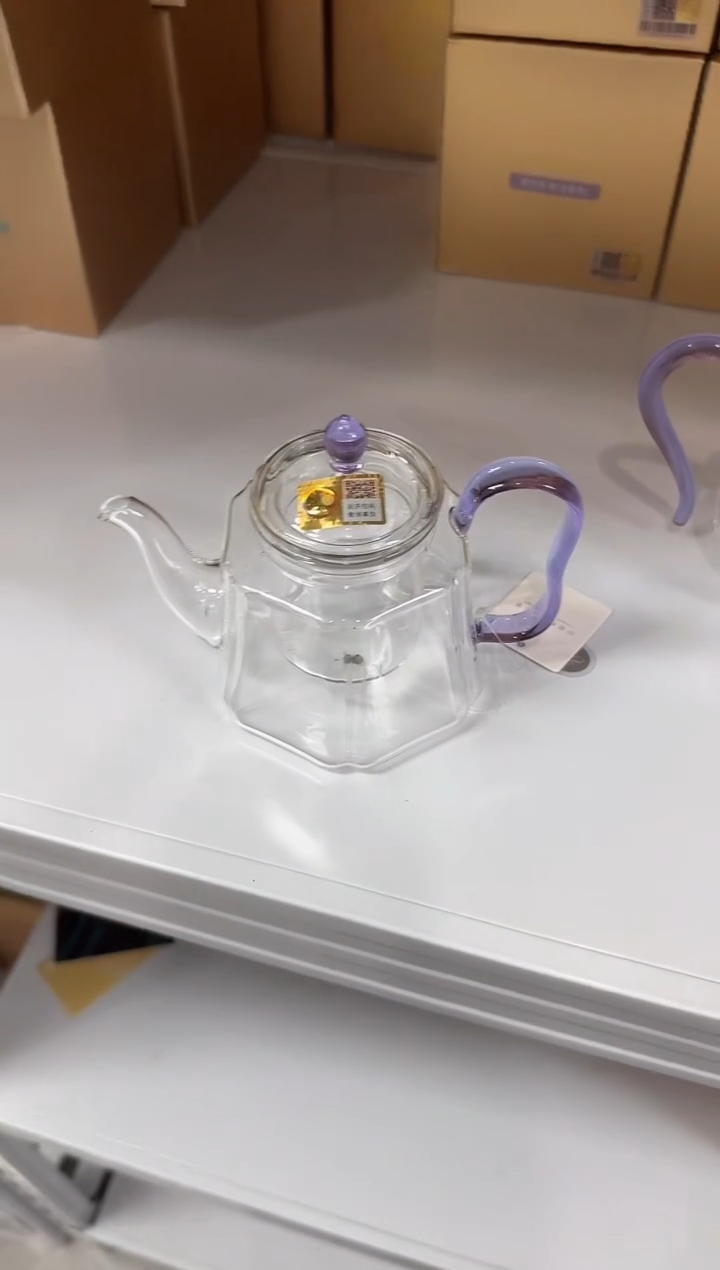 @@禾器晶彩锦瑞壶浅紫色