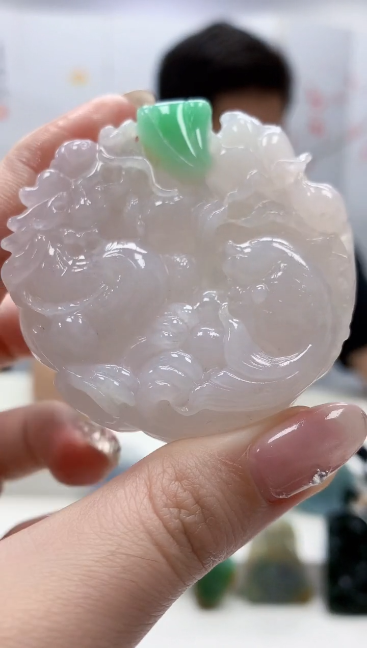 定制翡翠未镶嵌4917jw-毛货挂件98