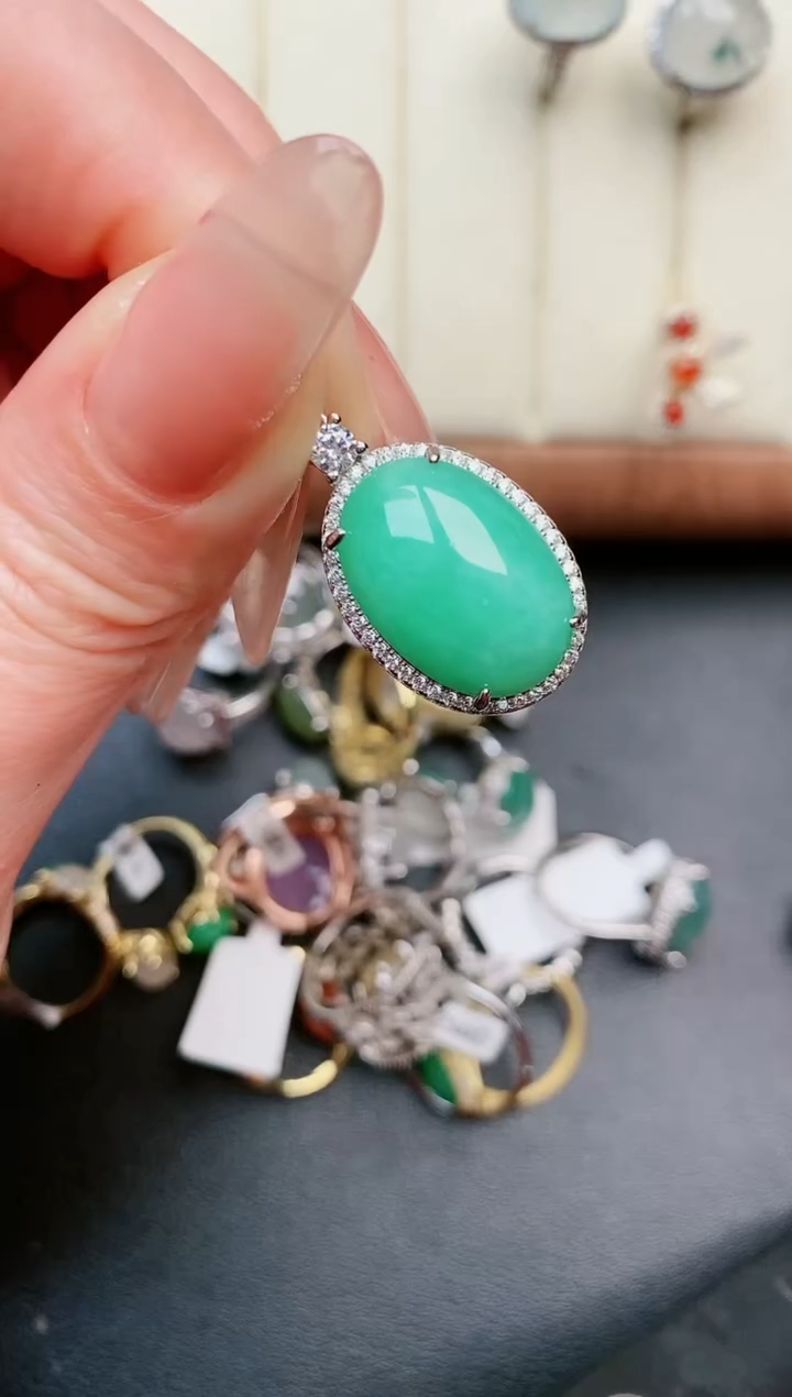 【闪购商品】翡翠戒指银S925镶嵌.....