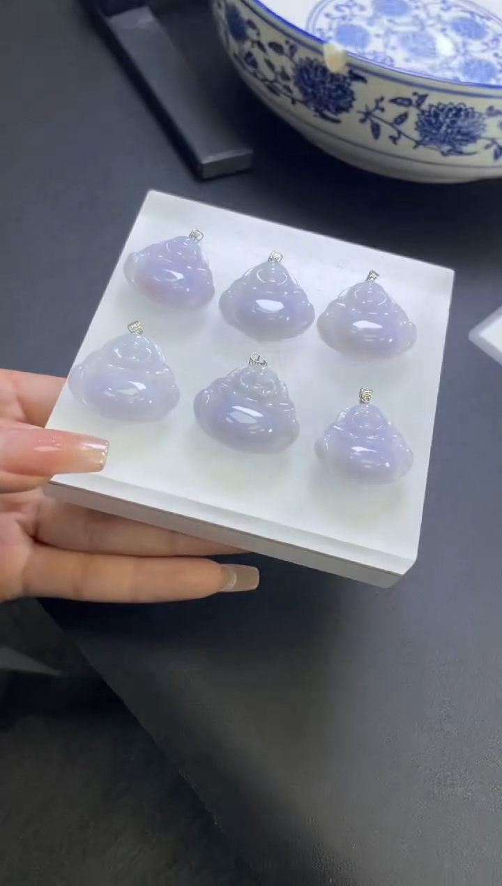 【闪购商品】翡翠吊坠(不含链)18K金镶嵌W264YCXYFPP0295多样性发一