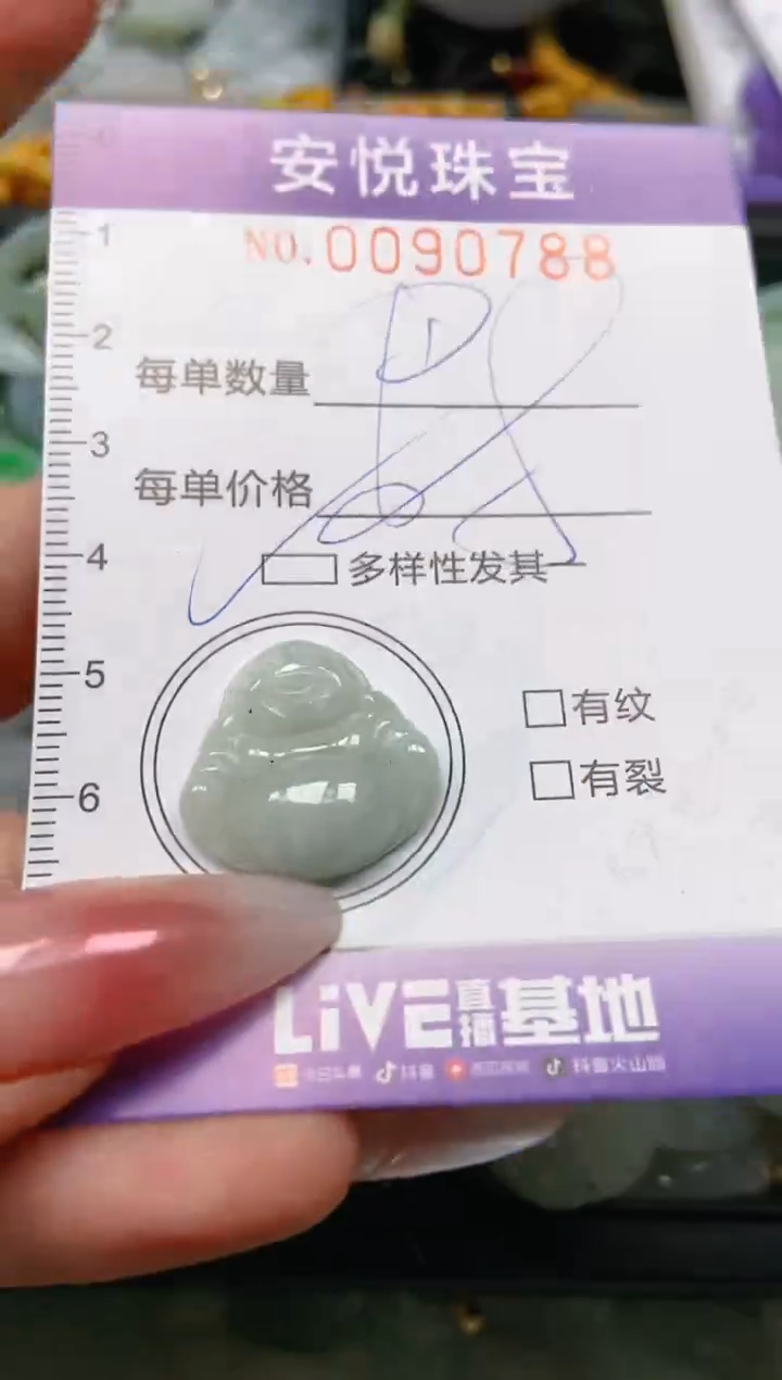 【闪购商品】翡翠颈饰未镶嵌闪购0090788多样性发其一