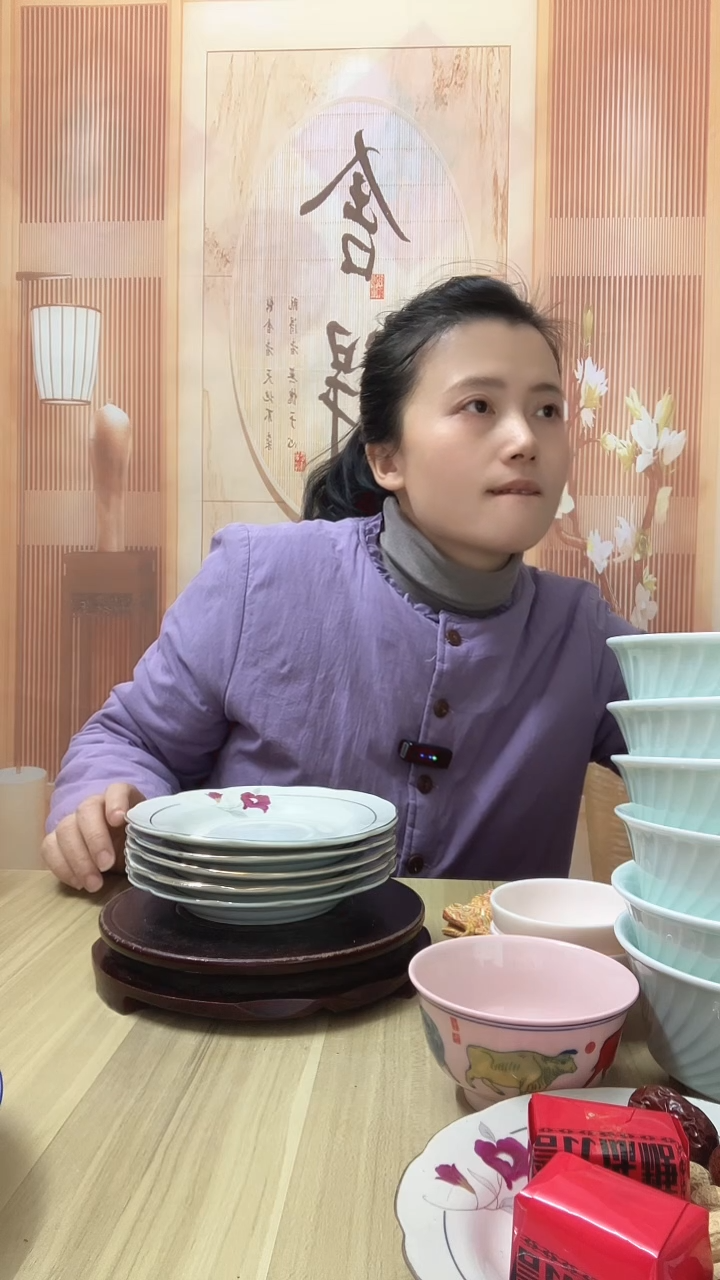 厂瓷 6英寸花边小吃盘 6个