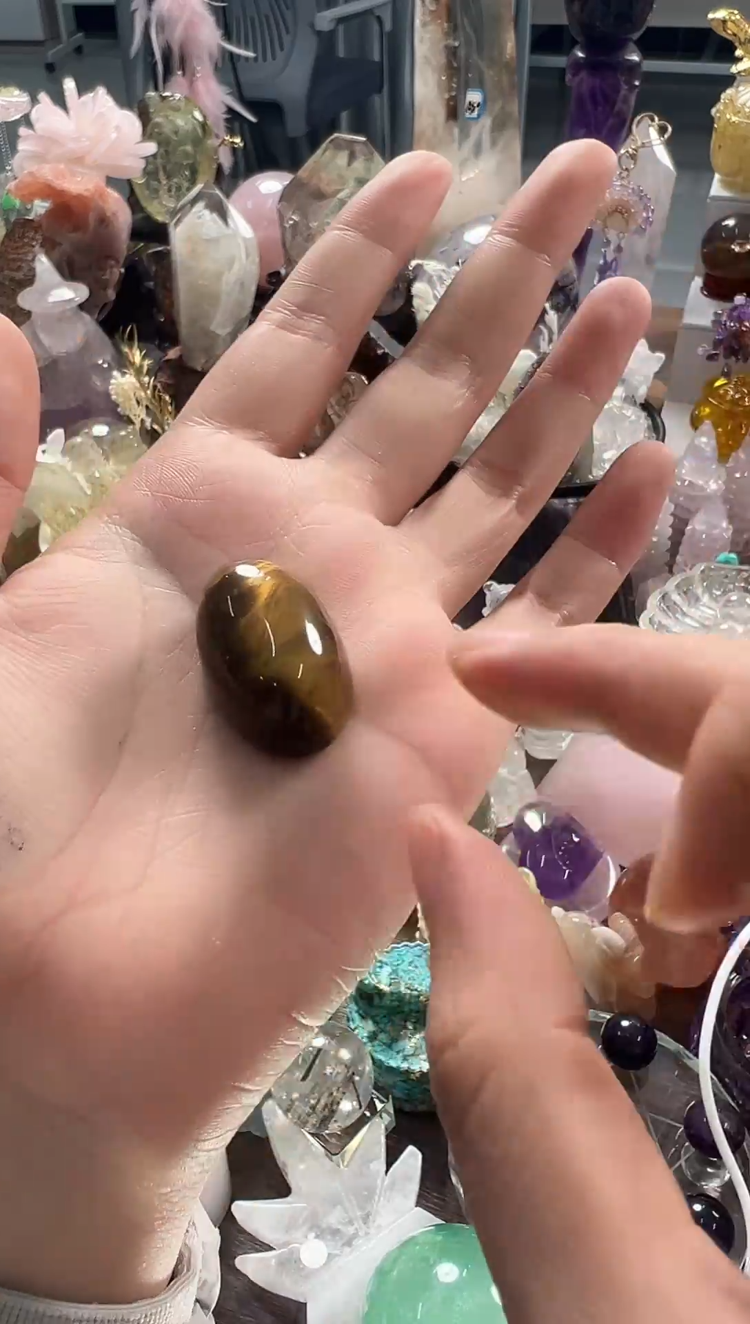 未镶嵌珠宝半成品水晶S166 约2.9cm