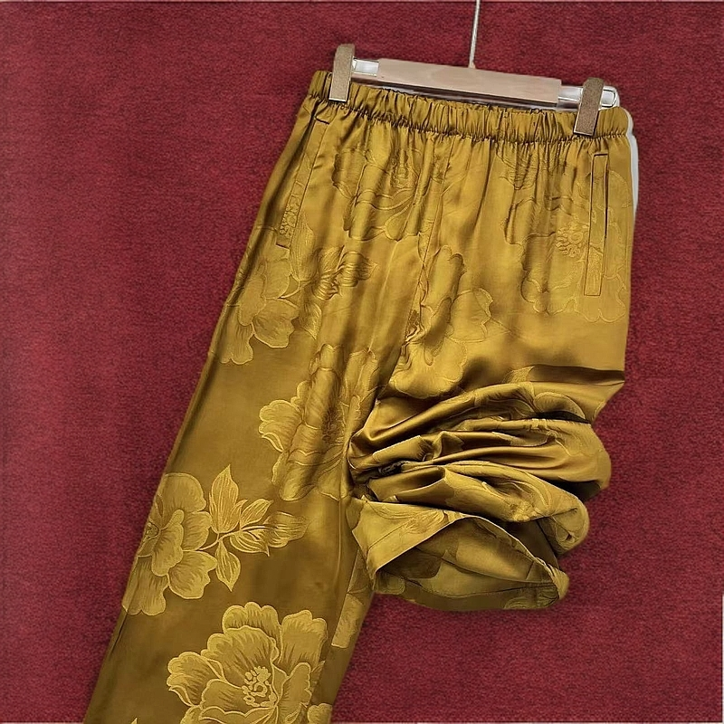 1119时尚气质显瘦设计师窄版直筒裤