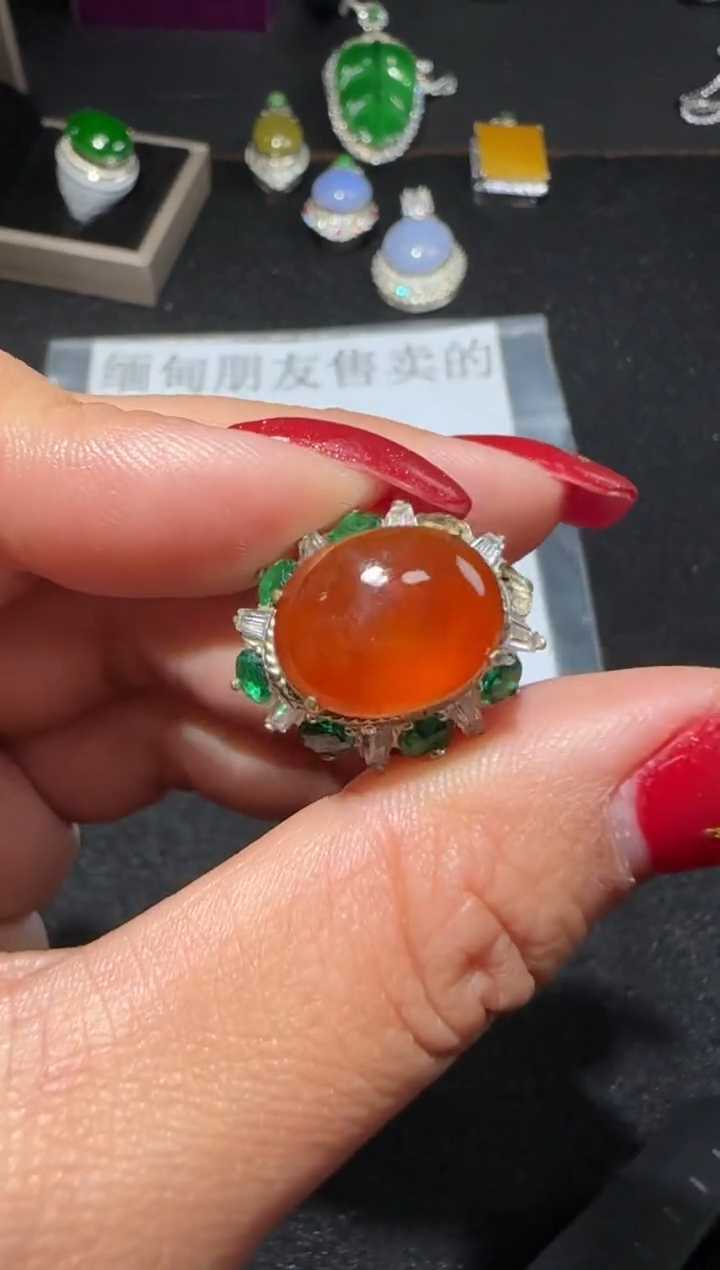 【闪购商品】翡翠戒指未镶嵌多样性发货拍一发一