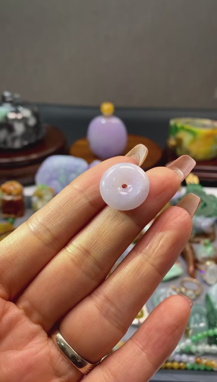 【闪购商品】翡翠颈饰未镶嵌翡翠平安扣