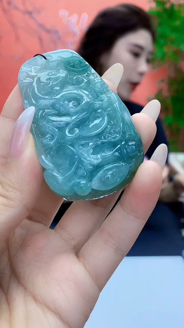未镶嵌定制翡翠4829ty-毛货挂件194