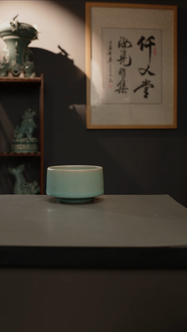 【闪购商品】杯仿古釉原矿 见山