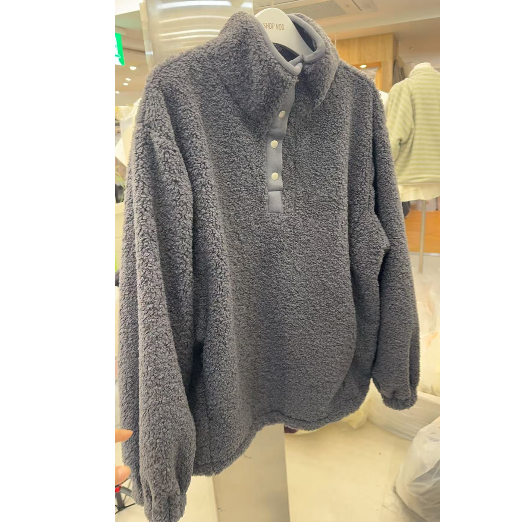 上衣卫衣-NO退换 接受再拍 M-O-5I12 中长款加厚常规款套头立领