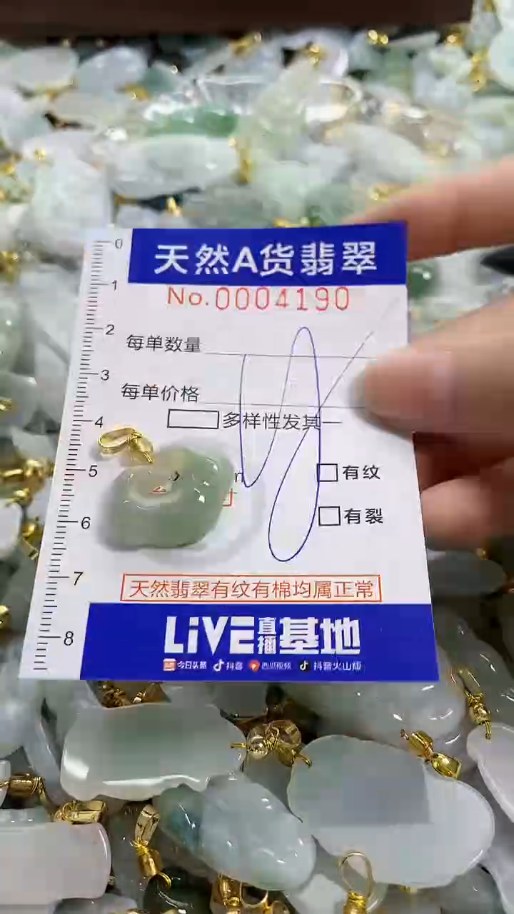 颈饰未镶嵌翡翠天然A货翡翠