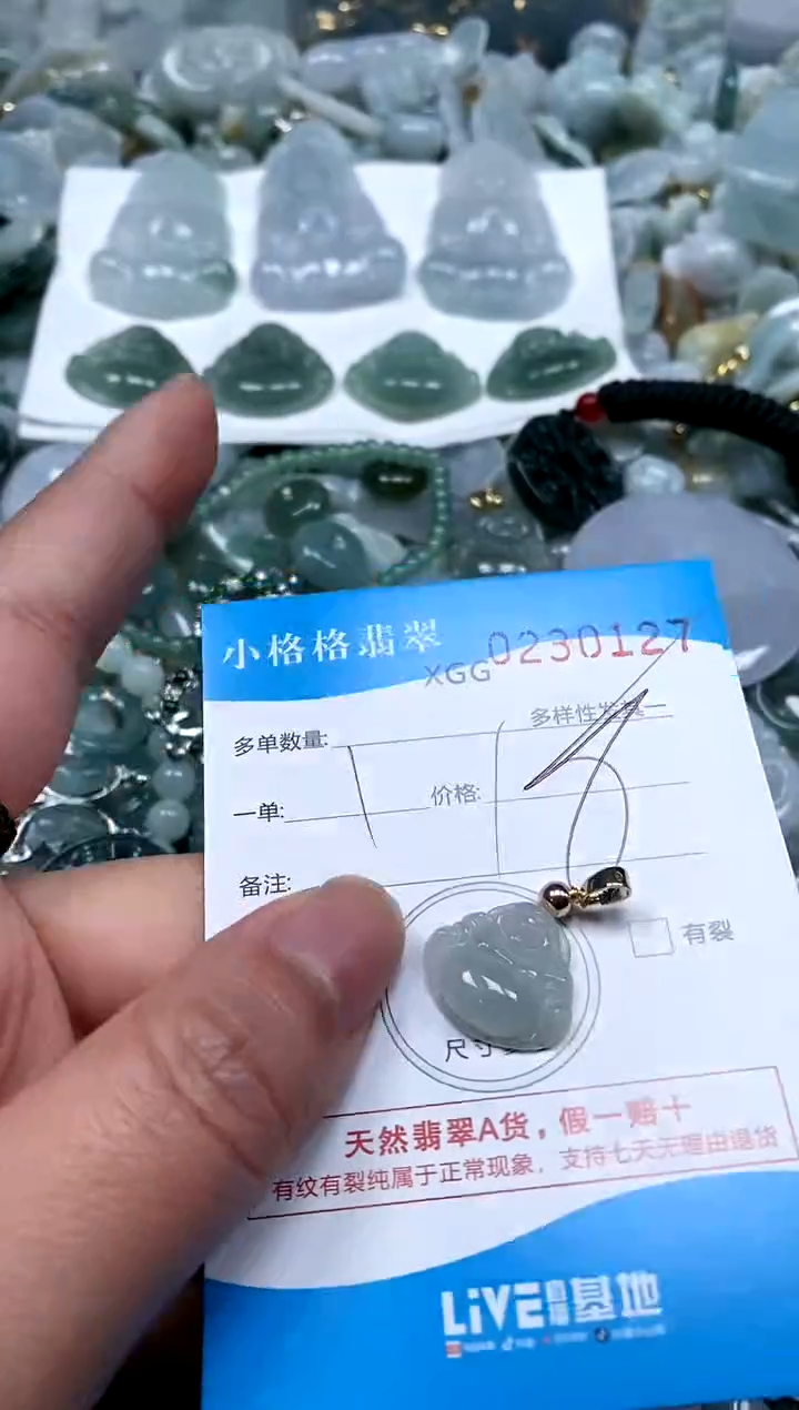 【闪购商品】翡翠颈饰未镶嵌闪购商品0230127