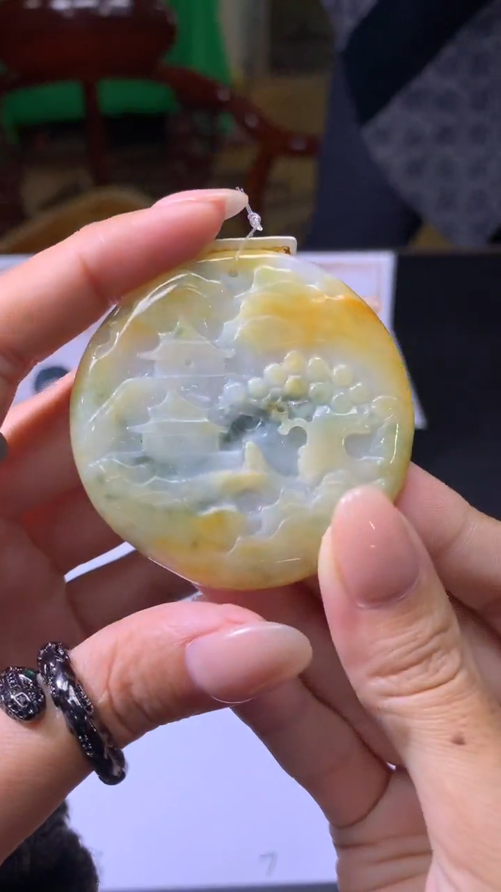 【闪购商品】定制翡翠未镶嵌不退不换CMH1件-A