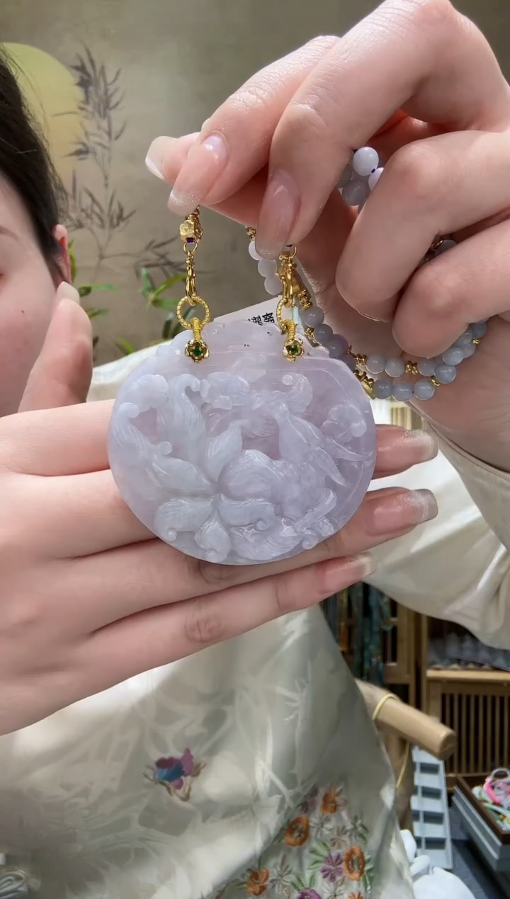 【闪购商品】翡翠颈饰未镶嵌吊坠