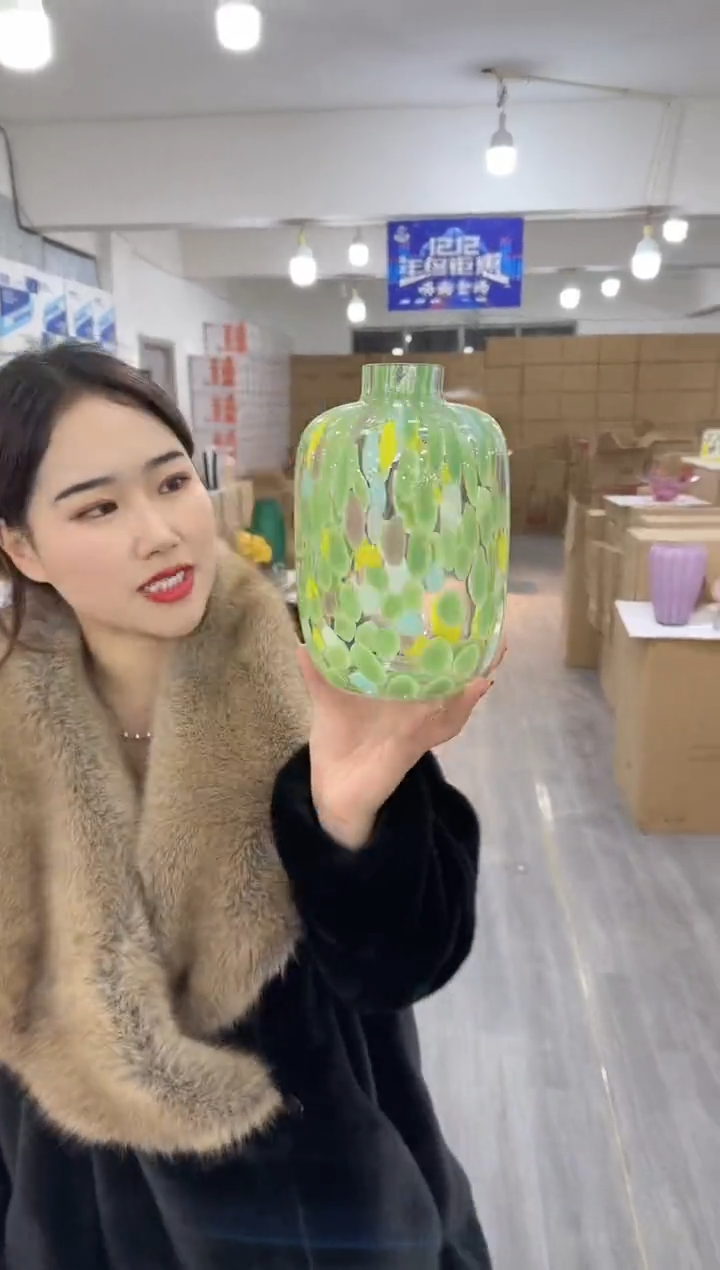 【闪购商品】琉璃简屿花器G-51品