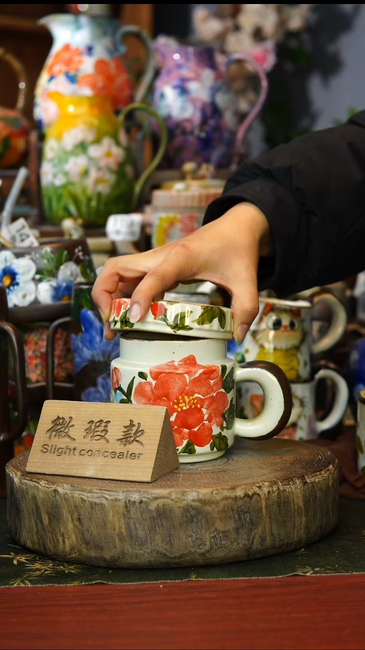 陶瓷155景德镇手工高温釉下彩