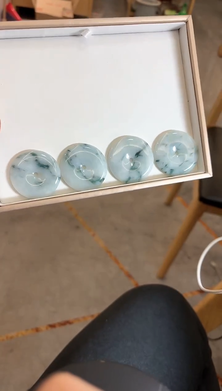 【闪购商品】翡翠吊坠(不含链)未镶嵌平安扣【多样性发货一件】