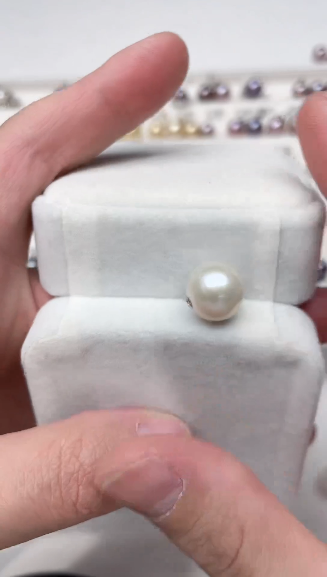 【闪购商品】淡水珍珠吊坠(不含链)18K金镶嵌吊坠