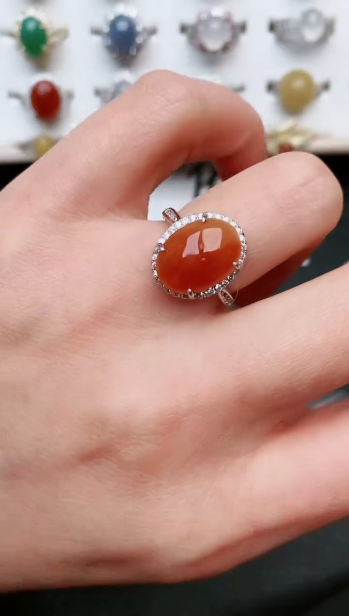 【闪购商品】翡翠戒指银S925镶嵌.....