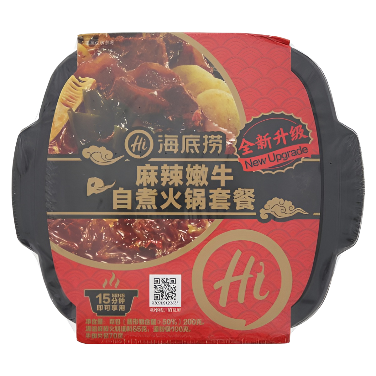 海底捞麻辣嫩牛自煮火锅清油麻辣味 435g