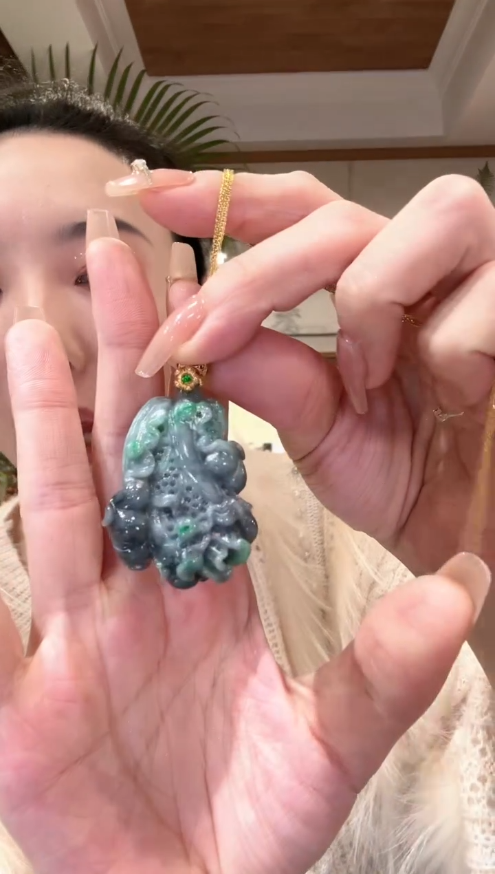 【闪购商品】翡翠颈饰未镶嵌国风