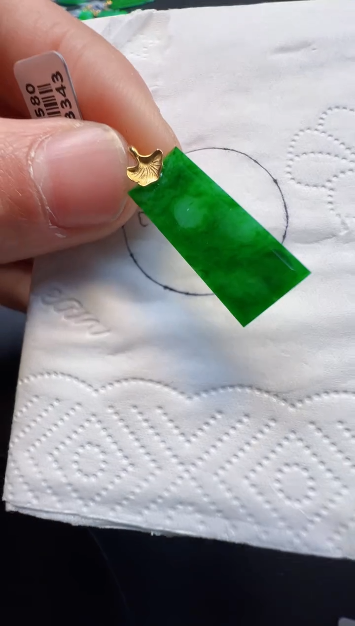 【闪购商品】定制翡翠18K金镶嵌520元