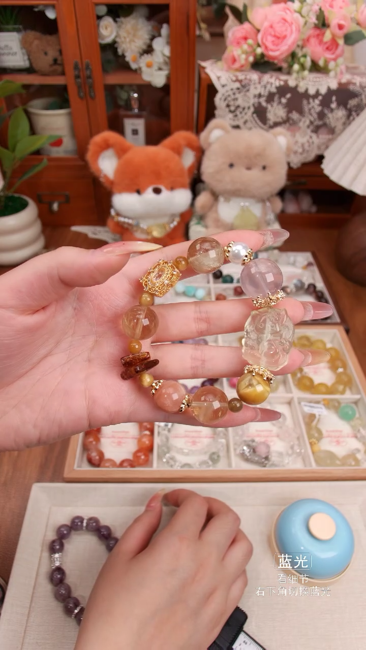 水晶手链未镶嵌012多样性发货 发其一