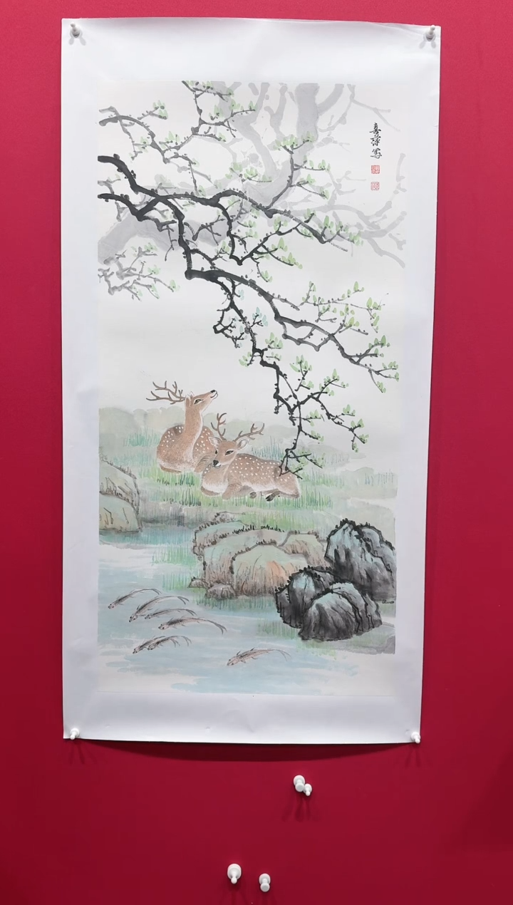 【闪购商品】国画赵喜萍62*124.........