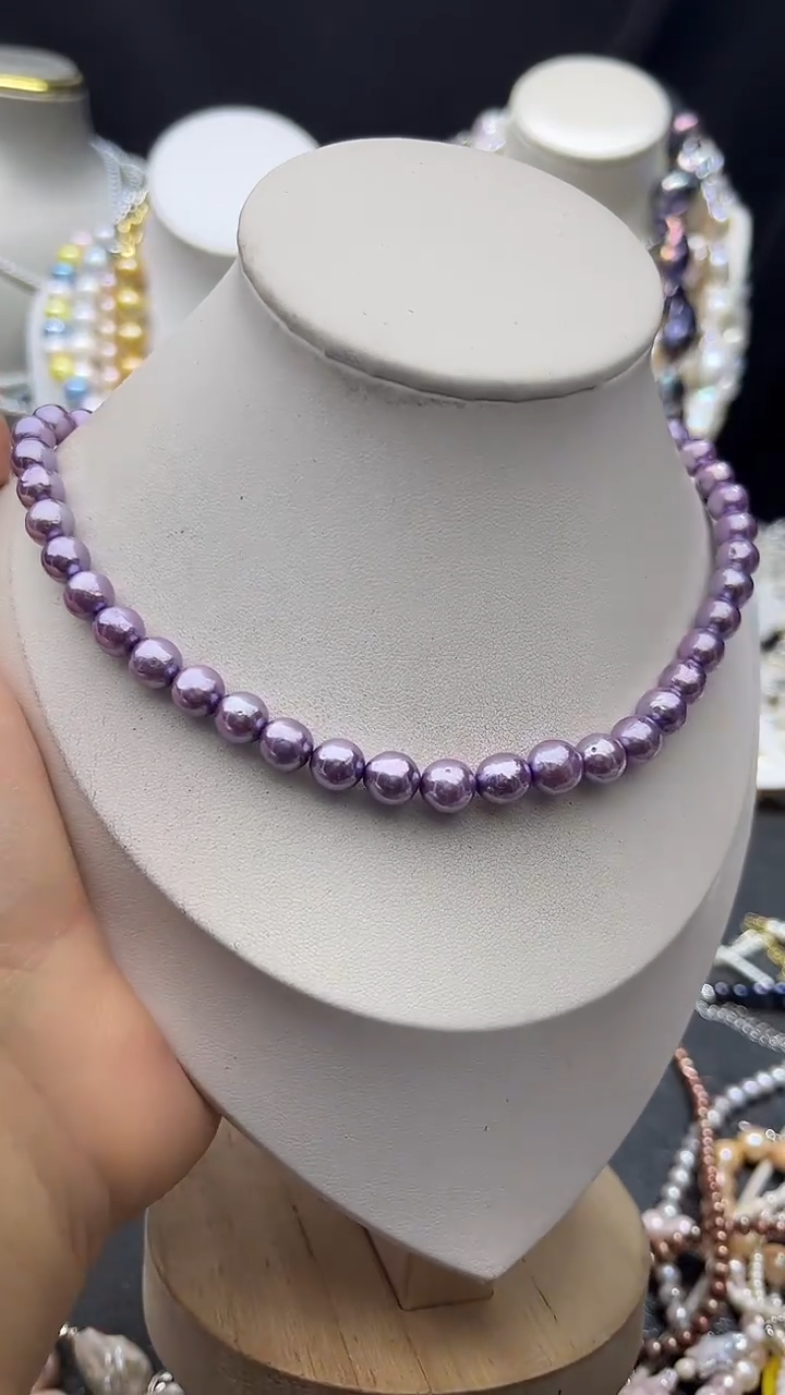 颈饰未镶嵌淡水珍珠多人