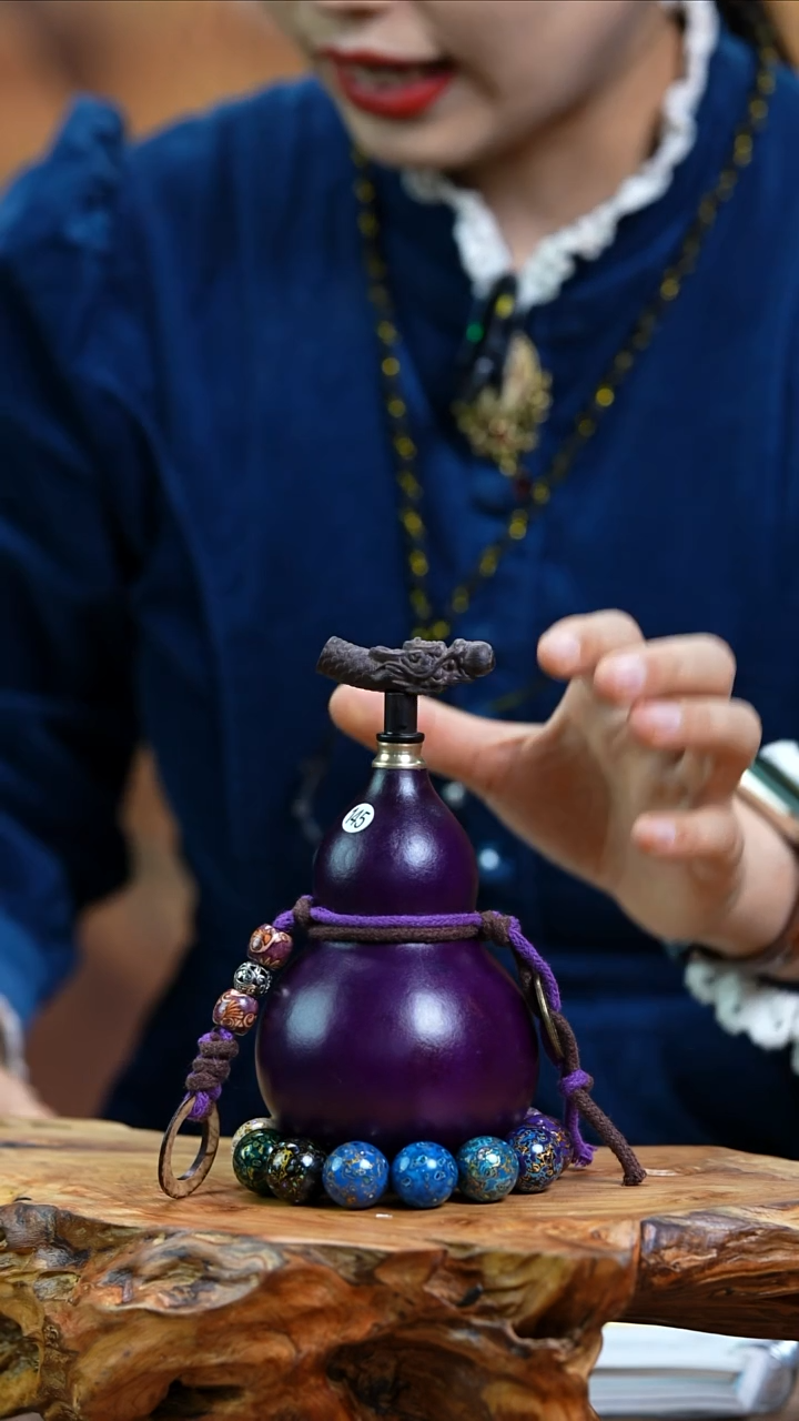 【闪购商品】145—光岳葫天然大漆酒葫芦不含漆珠