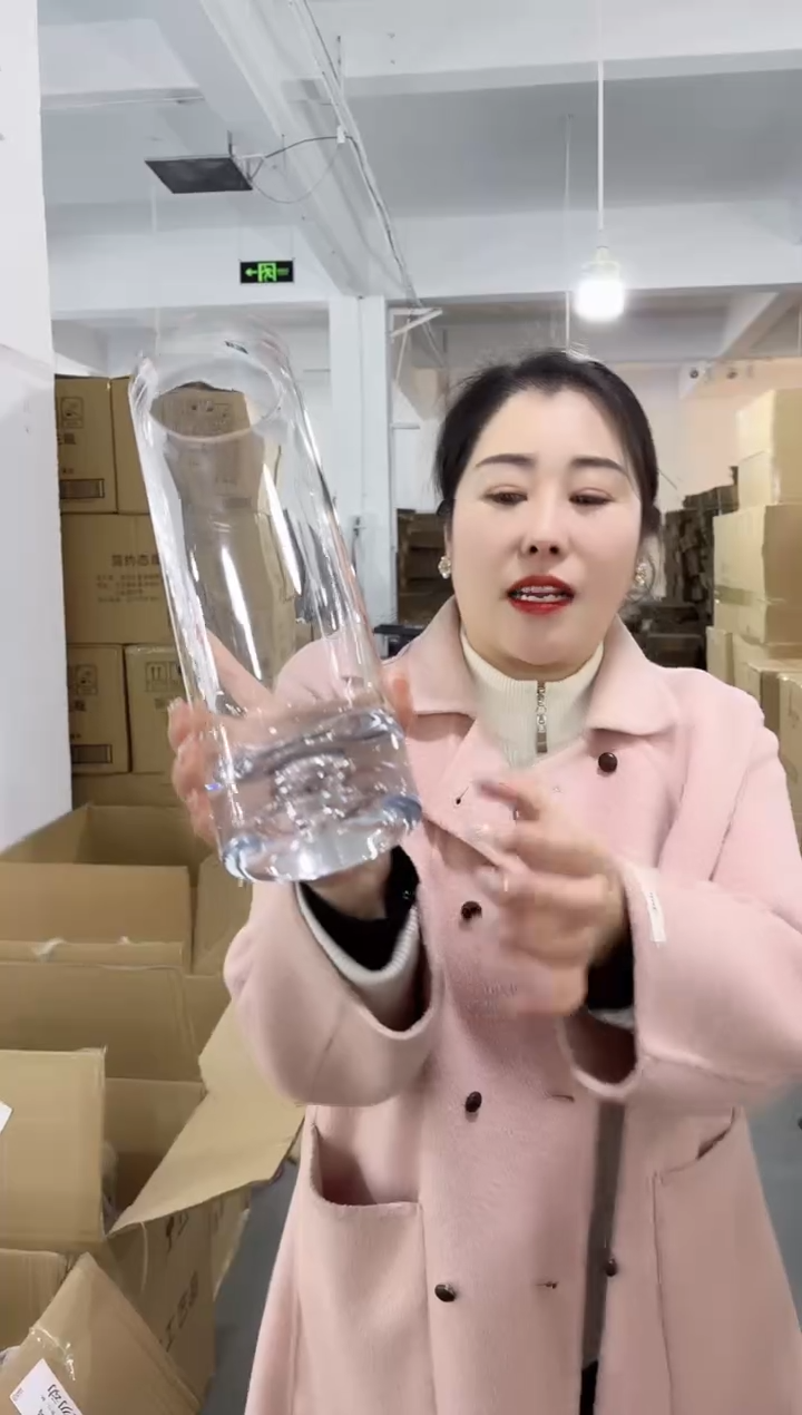 【闪购商品】玻璃唐总花瓶厂微瑕-S5OX