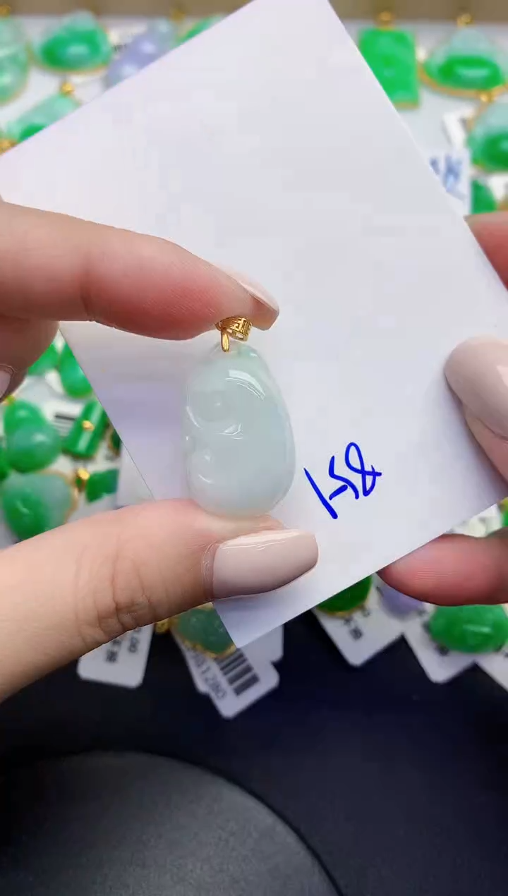 颈饰未镶嵌翡翠缅甸天然翡翠A货
