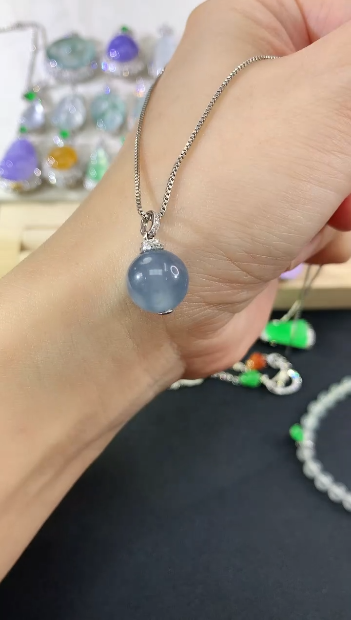 吊坠(不含链)18K金镶嵌翡翠2|999多样性发其一