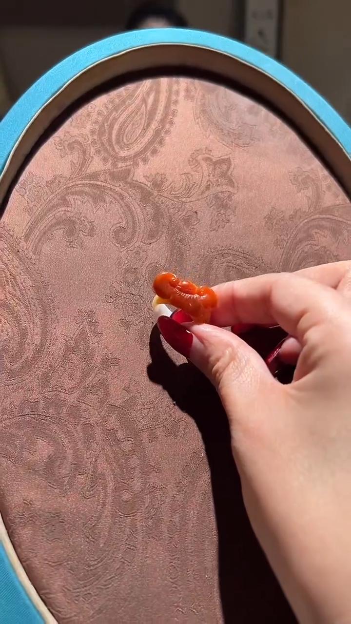 【闪购商品】翡翠戒圈未镶嵌红翡绿翠 12号