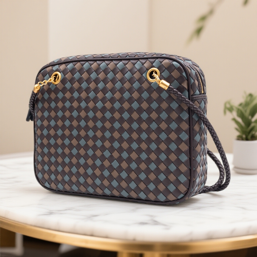 宝恩新款手工编织高级感通勤单肩腋下大容量女包TL25874