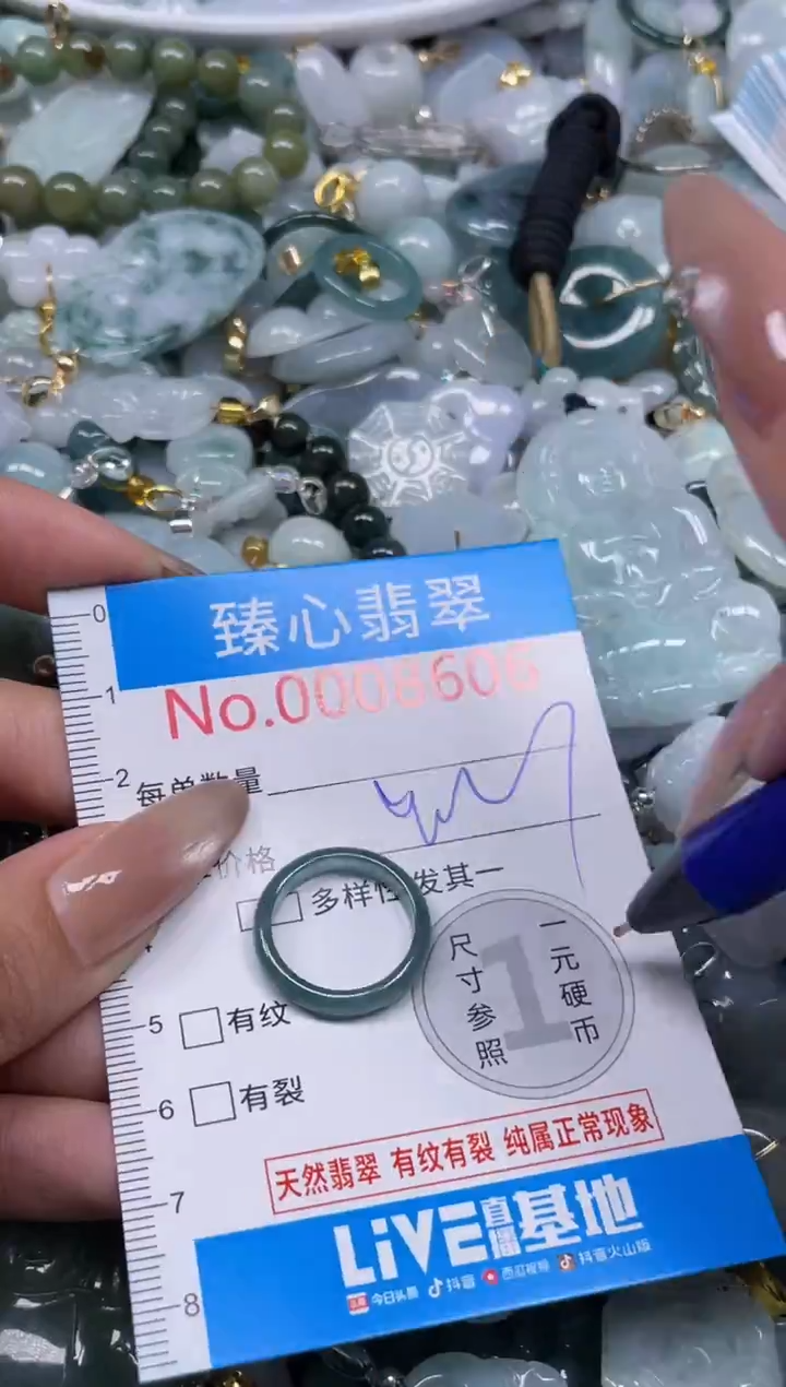 颈饰未镶嵌翡翠8606