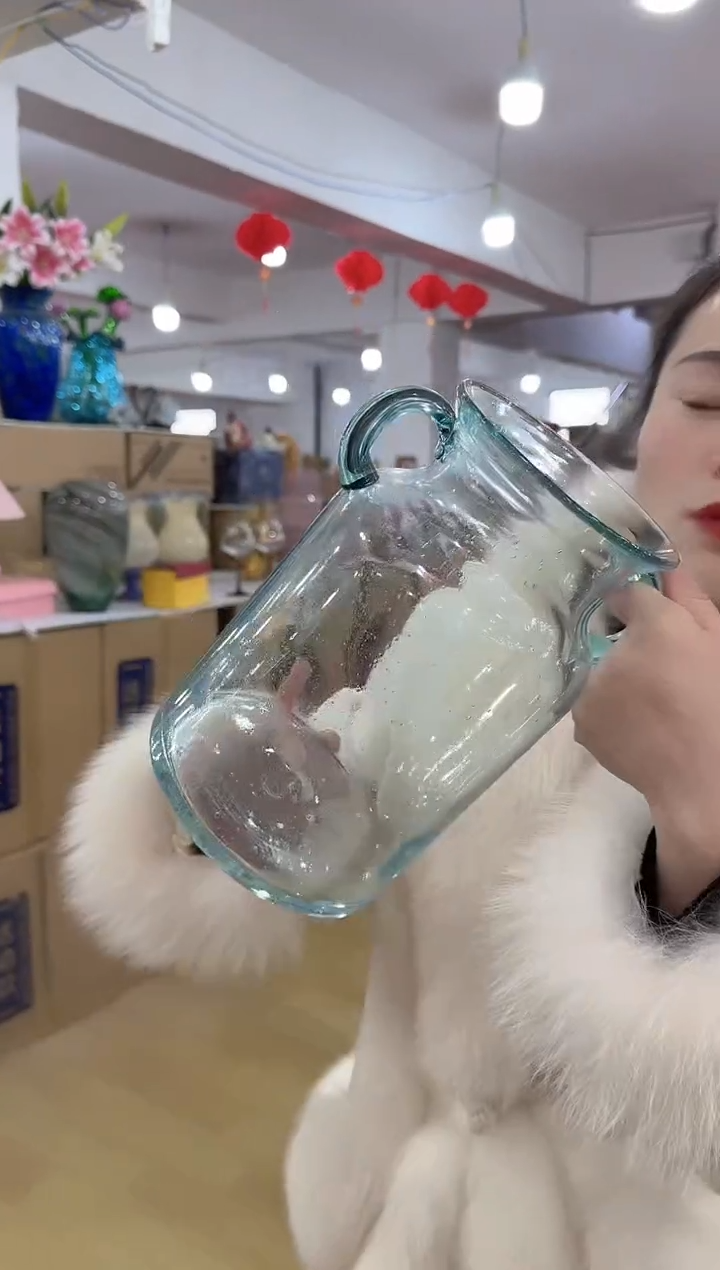 【闪购商品】无铅玻璃迪喜花器-j-早23