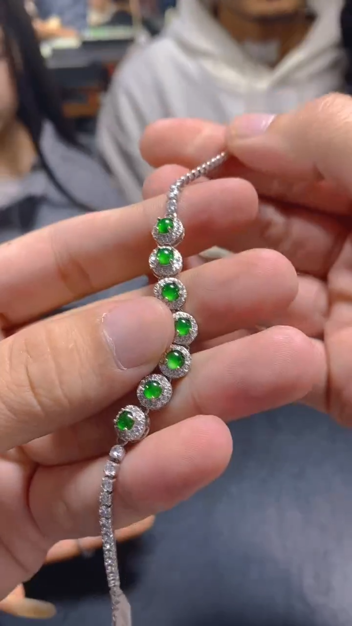 【闪购商品】翡翠手链未镶嵌0346794169多样性发一