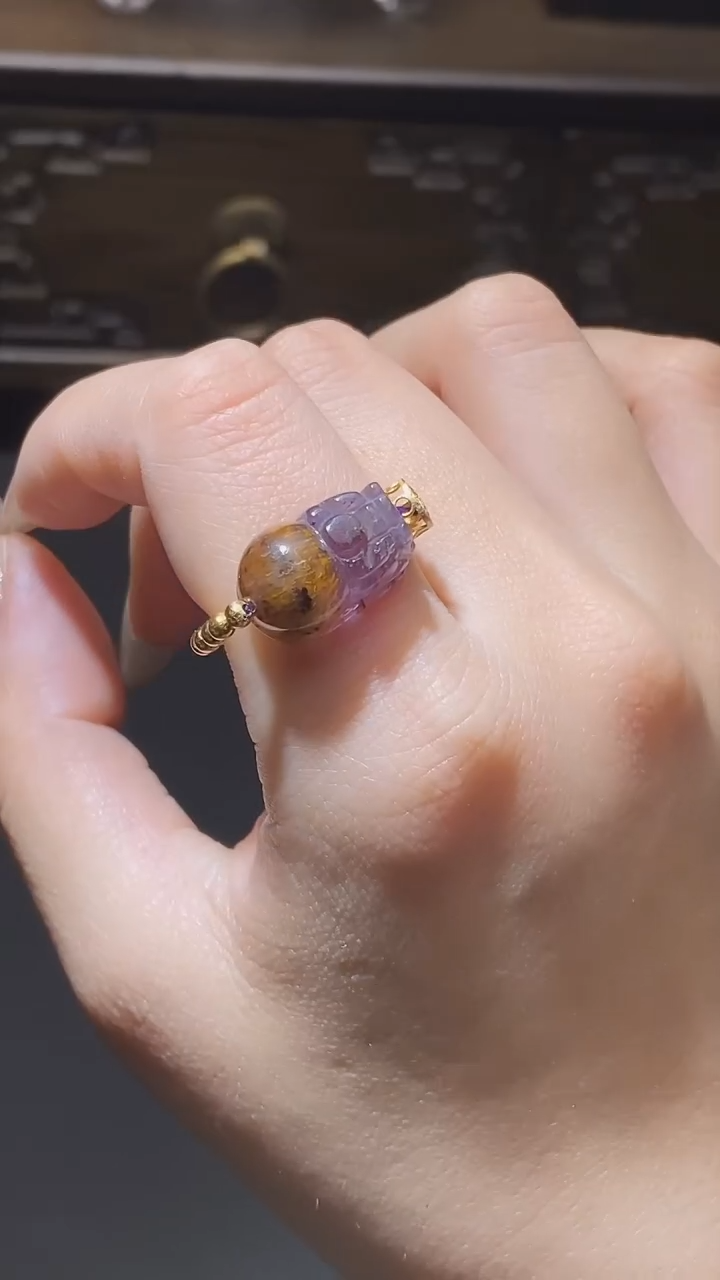 【闪购商品】水晶戒指未镶嵌貔貅戒指