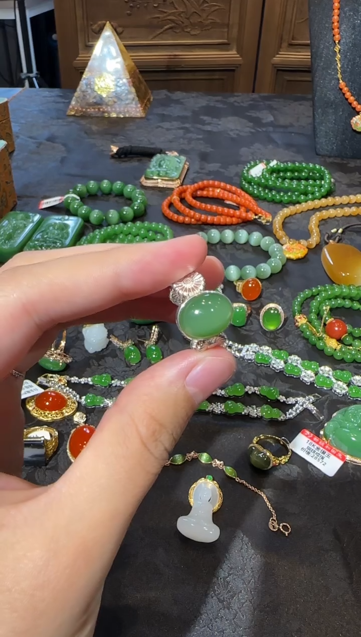 【闪购商品】和田玉戒指未镶嵌1