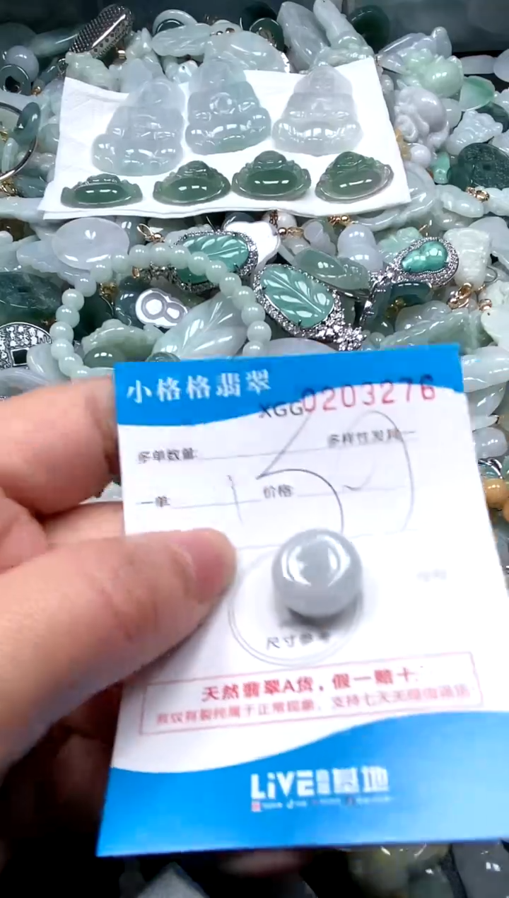 【闪购商品】翡翠颈饰未镶嵌闪购商品0203276