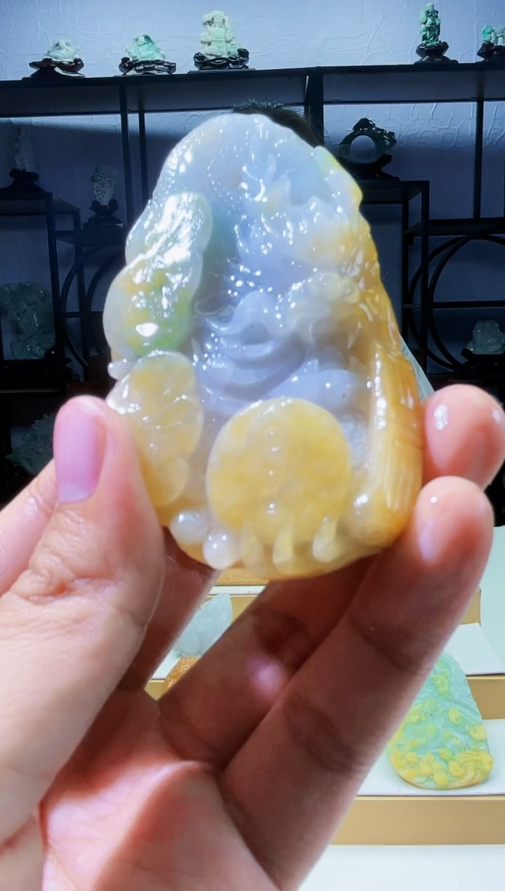 【闪购商品】定制翡翠未镶嵌毛货01310075 