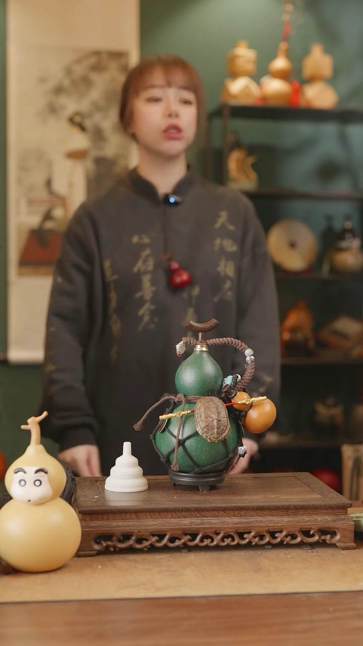 【闪购商品】267号精品天然大漆工艺防渗内胆酒葫芦~
