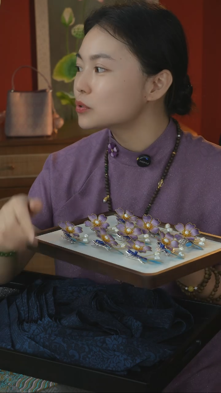 刺绣纯手工非遗国风饰品