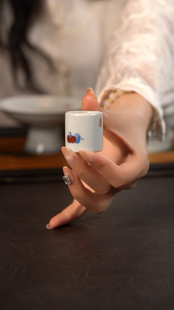 杯聚澜堂事事如意扳指盖置